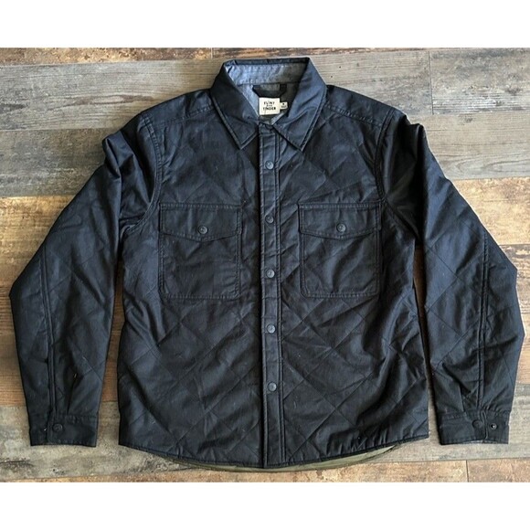 NEW Flint And Tinder Primaloft Waxed Quilted Puffer Snap Shirt Jacket Sz S - Picture 1 of 10